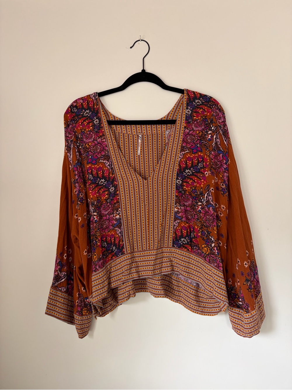 Free People Boho boxy top